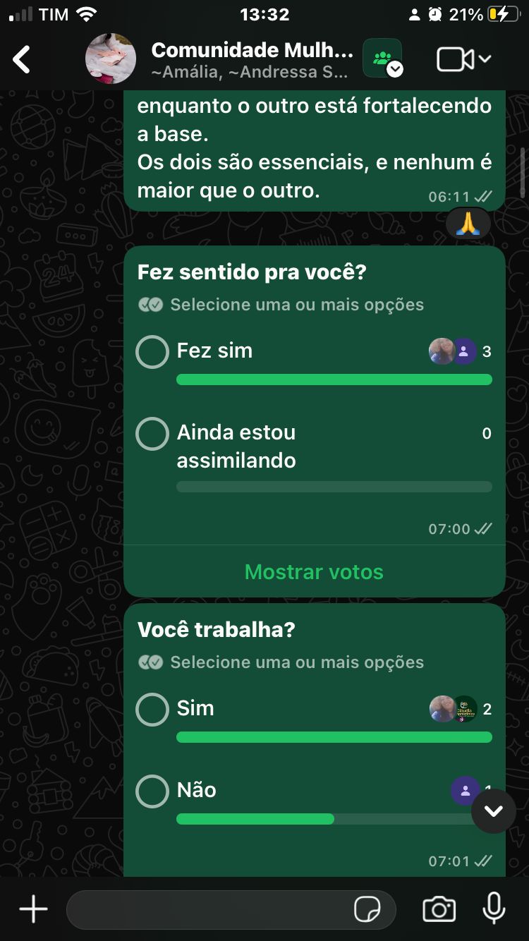 Print da comunidade